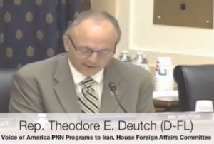 Rep. Ted Deutch (D-FL) asking questions about mismanagement within Voice of America and its Persian News Network  (PNN) to Iran, June 26, 2013.