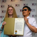 Ann Noonan with Chen Guangcheng