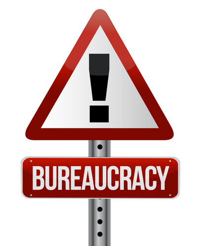 Bureaucracy Warning Sign