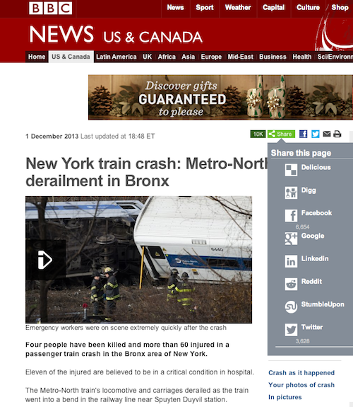 BBC NYC Train Report