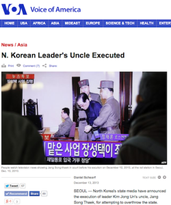 VOA N. Korean Report 12-13-13