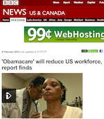 BBC Report Obamacare Study 2-4-14