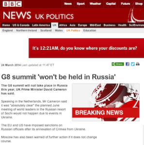 BBC G-8 Breaking News