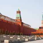 Day view of the Red Square, Moscow Kremlin and Lenin mausoleum, Moscow, Russia