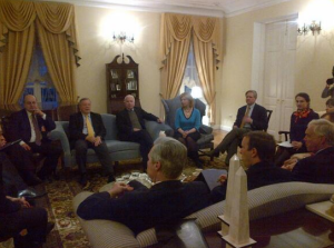 U.S. Senators in Kyiv 3-14-14. Their talks today with Ukrainian government officials were not reported by Voice of America.