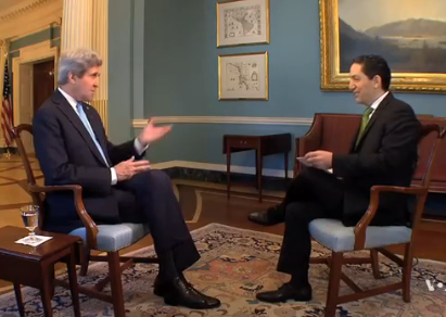 VOA Interview with Kerry 3-20-14