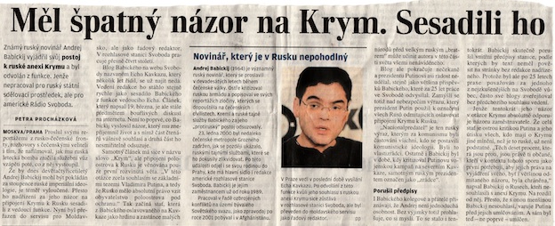 Lidove_noviny_article_Babitsky