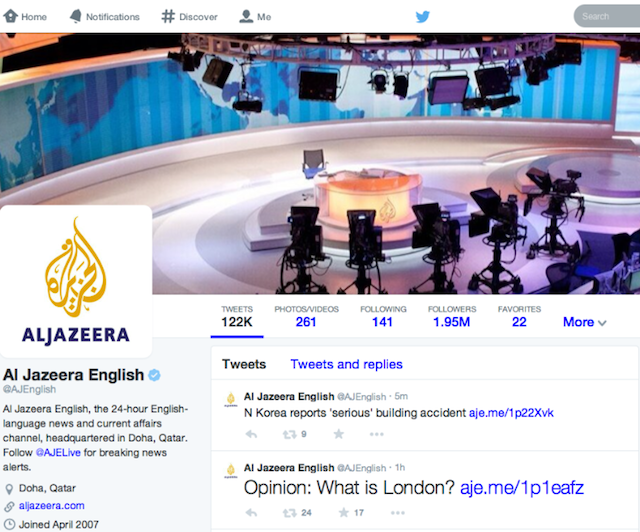 AL JAZEERA TWITTER Screen Shot 2014-05-18 at 1.12AM EDT