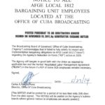 BBG Notice to  AFGE Local 1812 OCB Employees