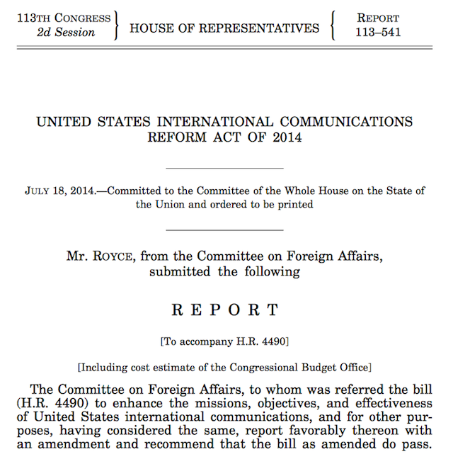Report Language for H.R. 4490