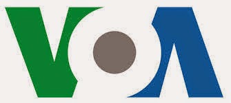 VOA Logo Green and Blue