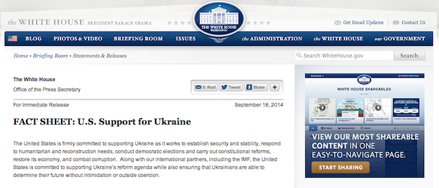FACT SHEET- U.S. Support for Ukraine