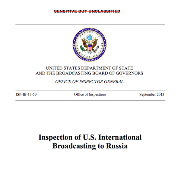 Inspection of U.S. International Broadcasting to Russia