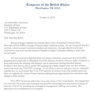 Congress-Letter-Kerry-VOA-Iran