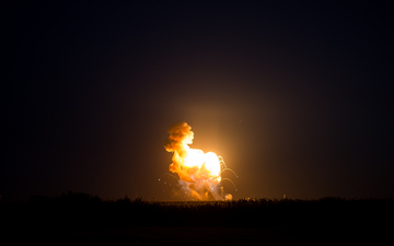 NASA Photo Posted  With NASA Statement Regarding Oct. 28 Orbital Sciences Corp. Launch Failure