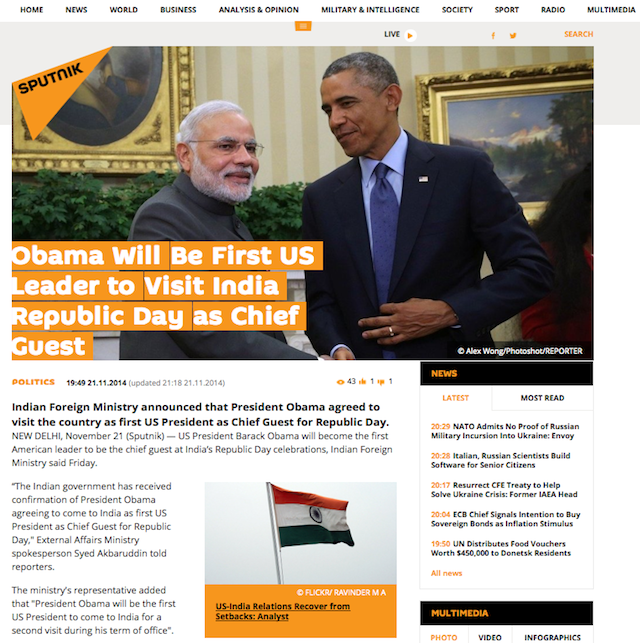 SPUTNIK Obama India Visit Screen Shot 2014-11-21 at 1.23PM ET
