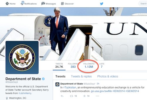 Twitter U.S. State Department Screen Shot 2014-11-19 at 8.11PM ET