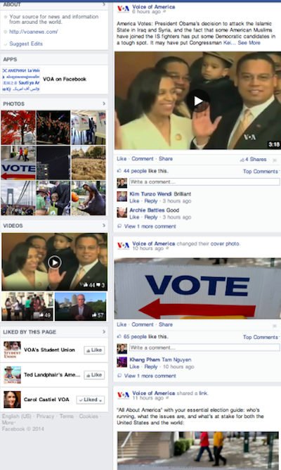 VOA Facebook Screen Shot2 2014-11-04 at 10.52PM ET