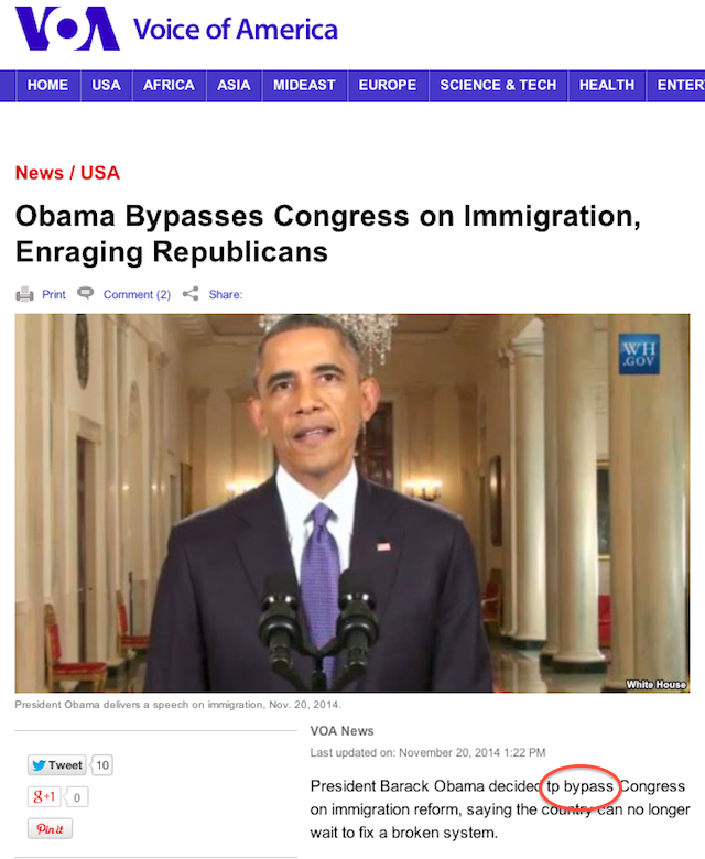 VOA Obama Immigration Reform Report Screen Shot 2014-11-20 at 8.15PM ET