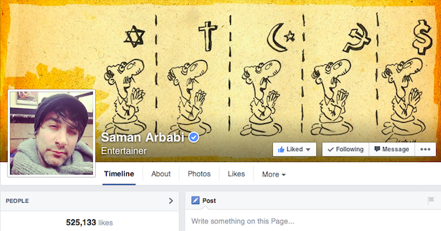 Saman Arbabi Facebook Page