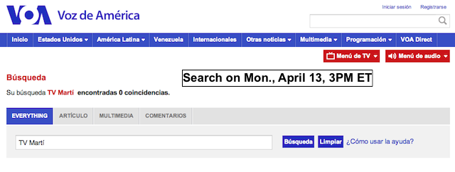 VOA Spanish Search Screen Shot 2015-04-13 at 3PM ET