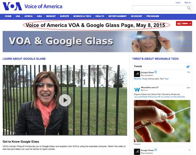 VOA & Google Glass Page Screen Shot 2015-05-08 at 5.23 PM ET