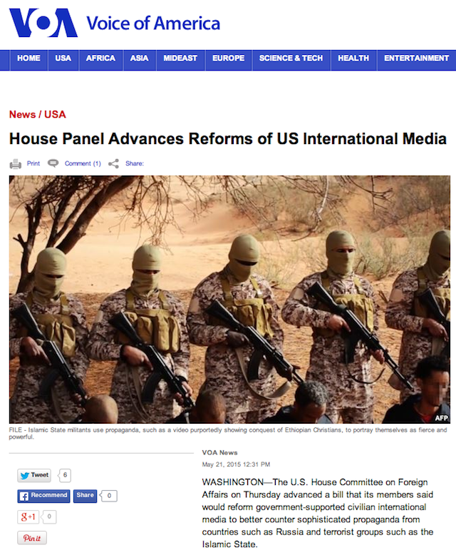 Voice of America News Report House Panel Advances Reforms of US International Media Screen Shot 2015-05-22 at 8.30 AM ET