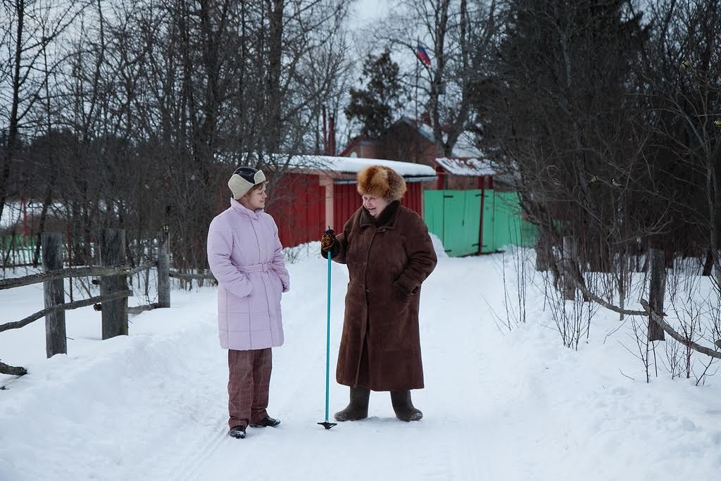 Marina Salye with Anastasia Kirilenko. Photo by Yuri Tomofeyev courtesy of A. Kirilenko.