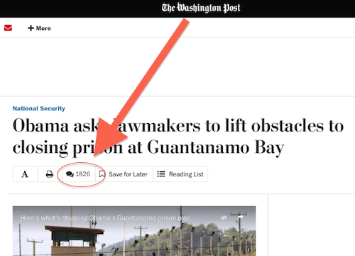 Washington Post Obama Guantanamo Report Screen Shot 2016-02-23