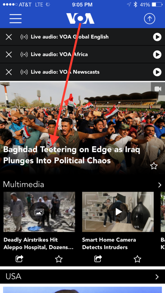 VOA Sun May 1 9:05 PM ET Baghdad Teetering on Edge as Iraq Plundes Into Political Chaos