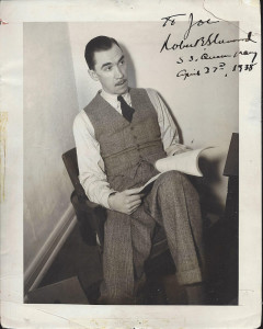 Robert E. Sherwood, April 27, 1938, Culver Photos