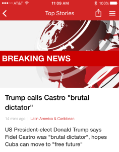 bbc-trump-calls-castro-brutal-dictator