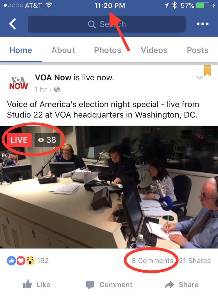 VOA-NOW-LIVE-Facebook-US-Vote-11-20PM-ET