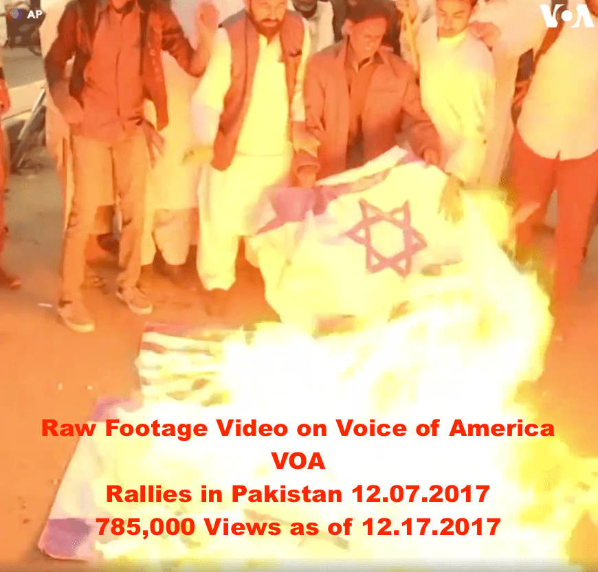 A clip from raw video footage posted by the Voice of America in 2017 without any balance.